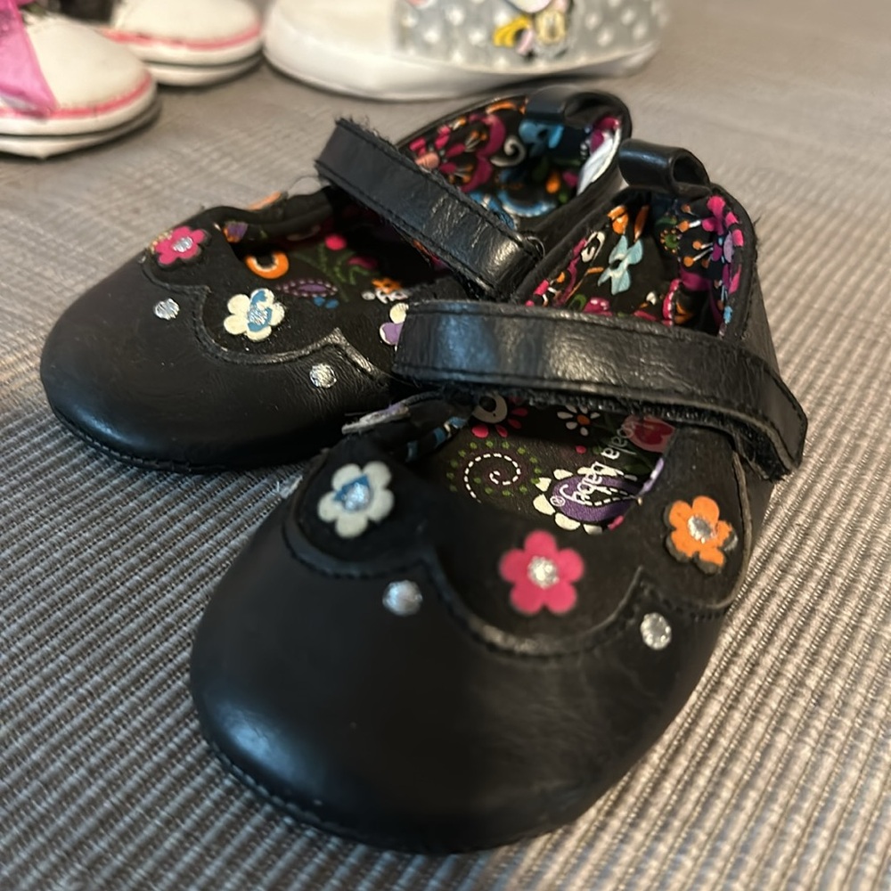 💚5 Bundle 4 baby girl shoes size 0-12 months - Picture 5 of 7